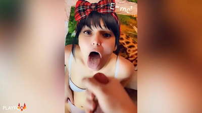 Gadis SMA meunang cum munggaran nya dina sungut nya ti classmate a