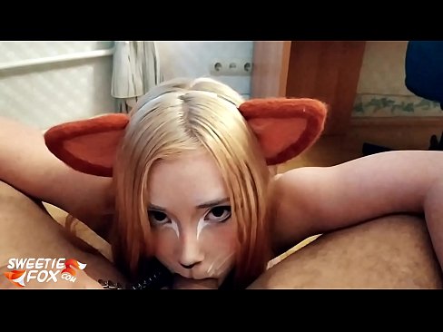 ❤️ Kitsune ngelek kontol jeung cum dina sungut nya ❤️ porno keras di urang
